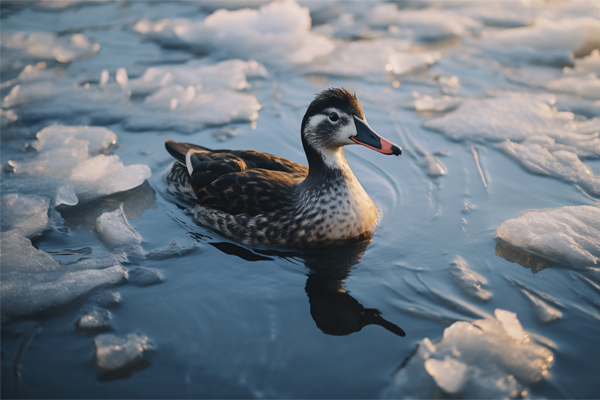 Утка на большой реке Утка на большой реке